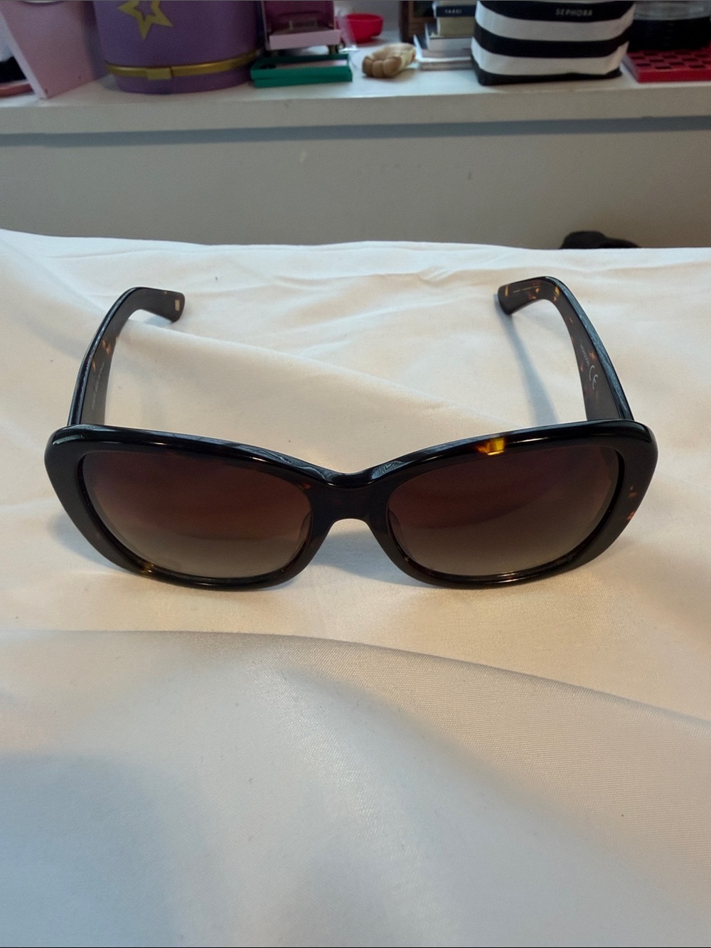 Monsoon Tortoiseshell Sunglasses with Brown Gradient Lenses